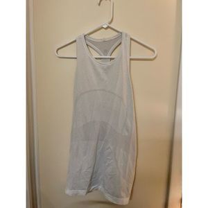 LULULEMON Swiftly Tech White Racerback Tank Top Size 10